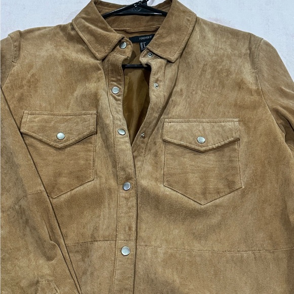 Forever 21 Light Brown Utility Jacket - Picture 3 of 8